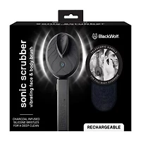 Black Wolf Sonic Scrubber Vibrating Face & Body Brush