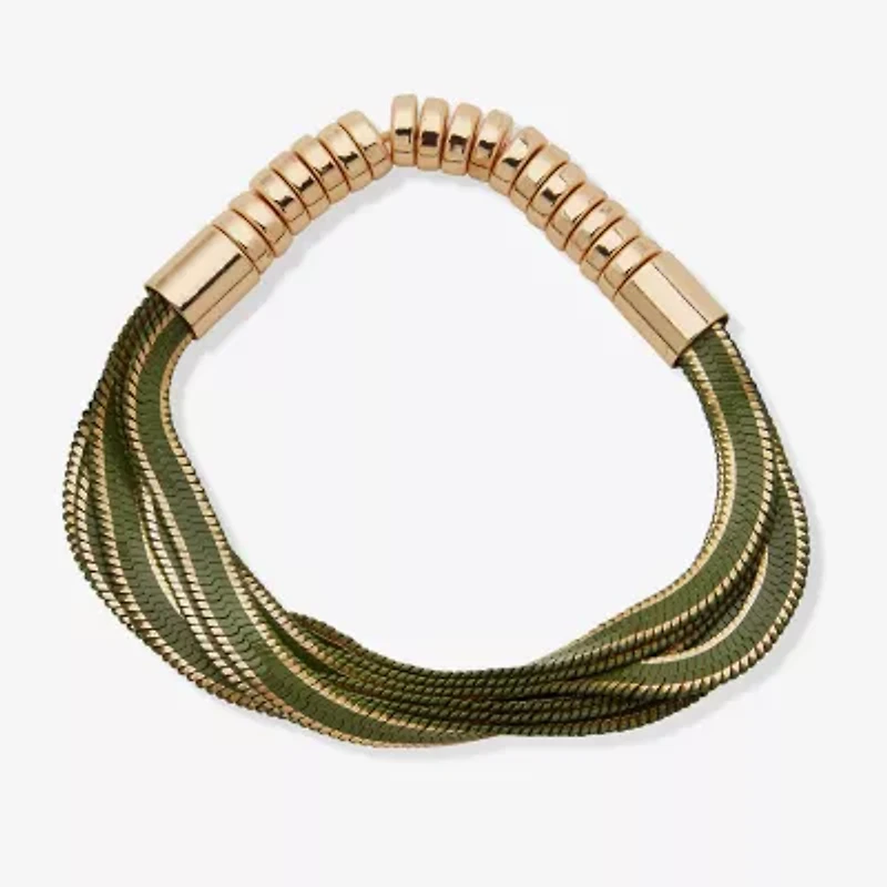 Worthington Gold Tone Womens Stretch Bracelet