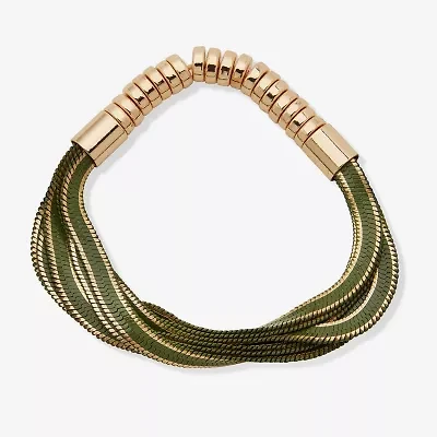 Worthington Gold Tone Womens Stretch Bracelet