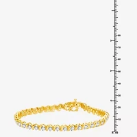 (H-I / Si2-I1) Womens 4 CT. T.W. Lab Grown White Diamond 10K Gold 7.5 Inch Tennis Bracelet