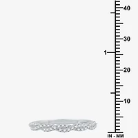 I Said Yes (H-I / I1) 1/4 CT. T.W. Lab Grown White Diamond Sterling Silver or 14K Gold Over Wedding Band