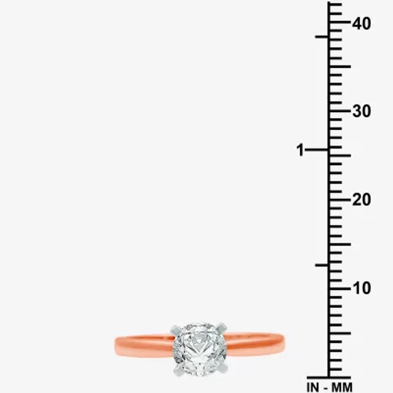 1 CT. Lab-Grown (G / SI2) Diamond Round Solitaire Engagement Ring 10K or 14K Gold