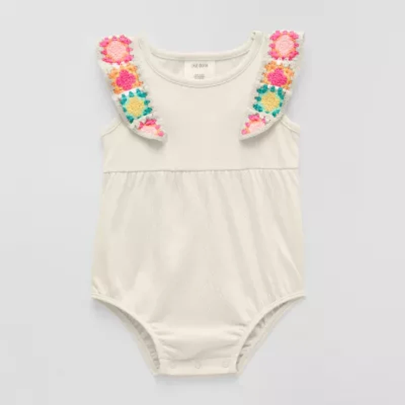 Okie Dokie Baby Girls Sleeveless Romper