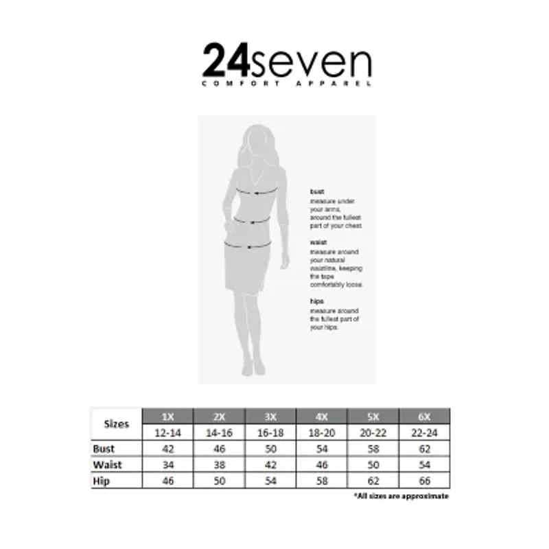 24seven Comfort Apparel Womens Plus Straight Neck Sleeveless Maxi Dress