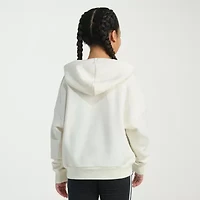 adidas Big Kid Girls Long Sleeve Fleece Active Hoodie