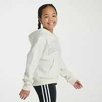 adidas Big Kid Girls Long Sleeve Fleece Active Hoodie