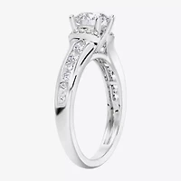 Signature By Modern Bride (F / Vs2) Womens 5 1/2 CT. T.W. Lab Grown White Diamond 10K Gold Round Side Stone Bridal Set