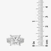 Grown Gorgeous (F / Vs2) Womens 8 1/4 Ct. T.W. Lab White Diamond 14K Gold Side Stone Bridal Set