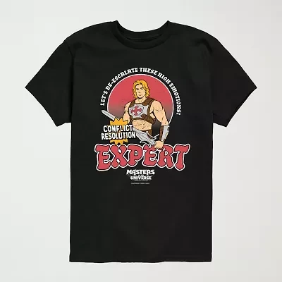 Masters Of The Universe Little & Big Kid Boys Crew Neck Short Sleeve Regular Fit Graphic T-Shirt
