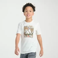 adidas Big Kid Boys Crew Neck Short Sleeve Regular Fit Graphic T-Shirt