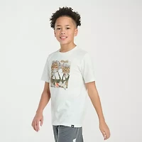 adidas Big Kid Boys Crew Neck Short Sleeve Regular Fit Graphic T-Shirt