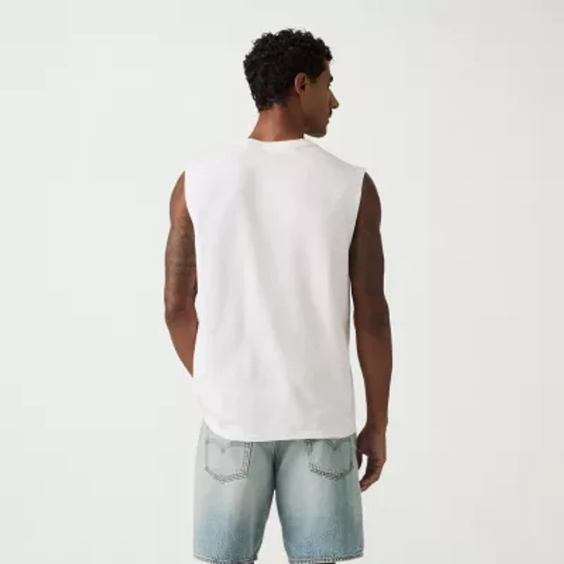 Levi's® Mens Crew Neck Sleeveless Muscle T-Shirt