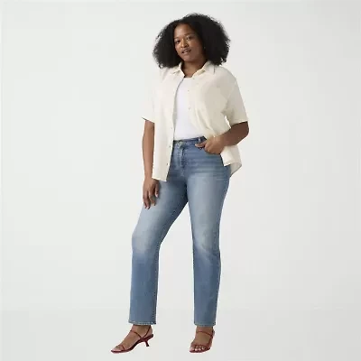 Levi's® Womens Plus Mid Rise 314™ Straight Leg Jean