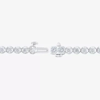 (F / Vs2) Womens 7 Ct.T.W. Lab Grown White Diamond 10K Gold 7.25 Inch Tennis Bracelet
