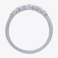 (F / Vs2) Womens 3/8 CT. T.W. Lab Grown White Diamond 10K Gold Wedding Band