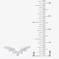 (F / Vs2) Womens 3/8 CT. T.W. Lab Grown White Diamond 10K Gold Wedding Band