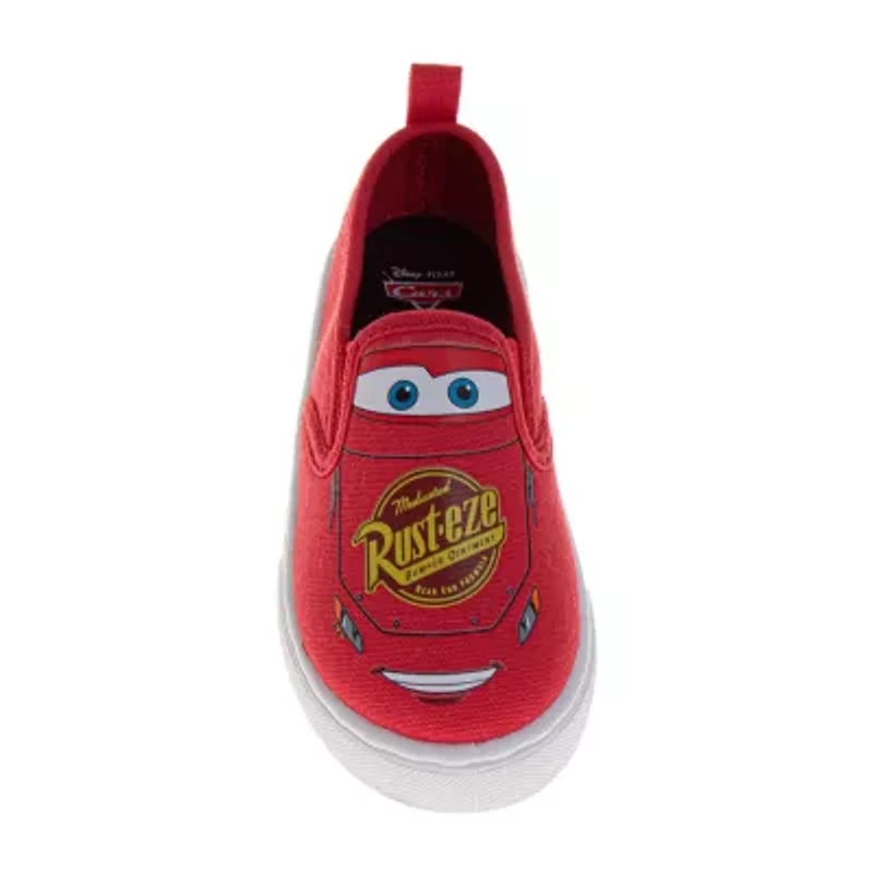 Josmo Boys Cars Round Closed Toe Slip-On Shoe