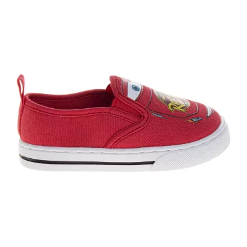 Josmo Boys Cars Round Closed Toe Slip-On Shoe