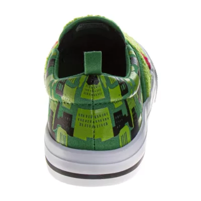 Josmo Favorite Character Boys Teenage Mutant Ninja Turtles Round Closed Toe Slip-On Shoe