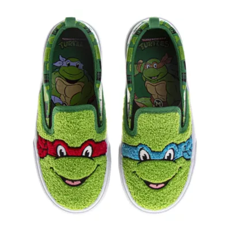 Josmo Favorite Character Boys Teenage Mutant Ninja Turtles Round Closed Toe Slip-On Shoe
