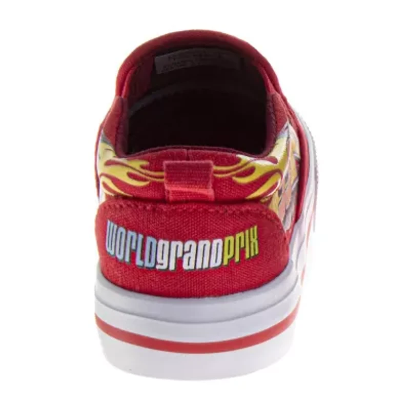 Josmo Favorite Character Boys Cars Round Closed Toe Slip-On Shoe