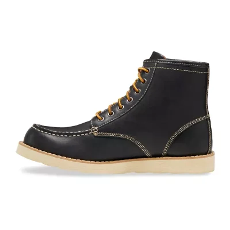 Eastland Mens Lumber Up Moc Toe Boot Flat Heel Chukka Boots