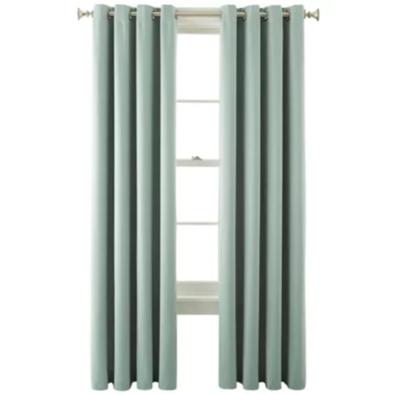JCPenney Home Kathryn Grommet Top Energy Saving Light-Filtering Single Curtain Panel