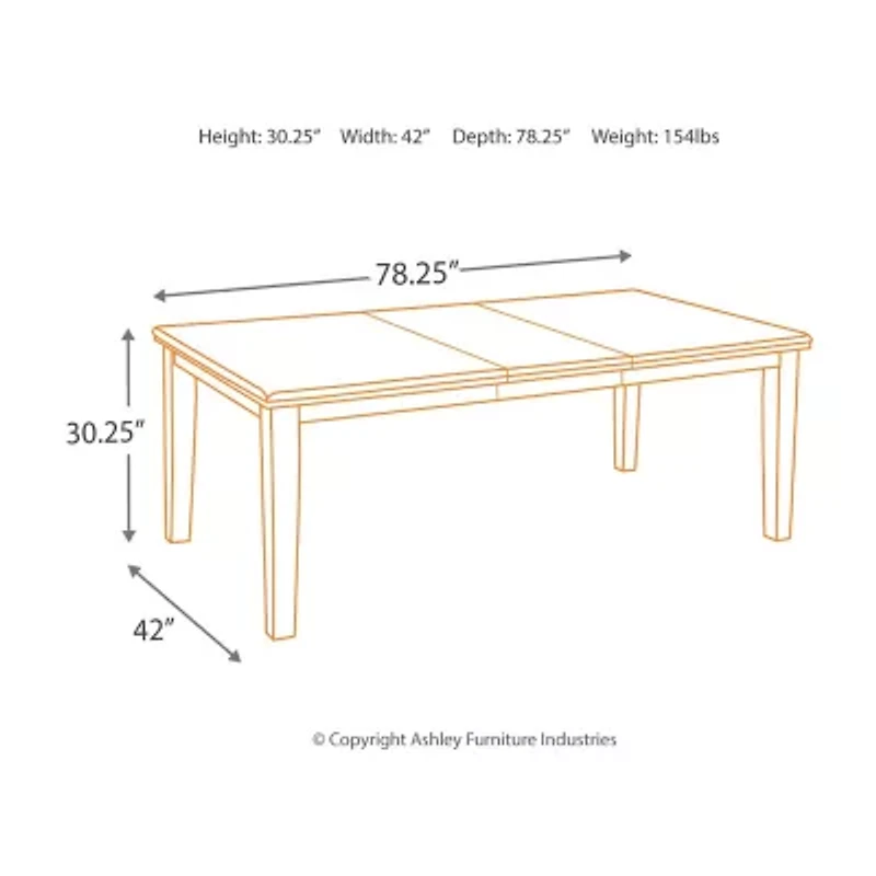 Signature Design by Ashley® Towson -Pc Standard Height Dining Set