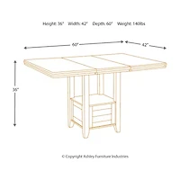 Signature Design by Ashley® Towson 5-Pc Counter Height Dining Set