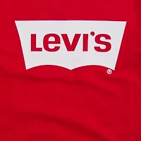 Levi's Retro Ringer Tee Big Kid Girls Round Neck Short Sleeve Regular Fit Graphic T-Shirt