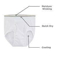 Stafford Dry + Cool Full-Cut Mens Big and Tall 6 Pack Briefs 302872