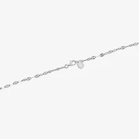 Womens Sterling Silver Cross 22 Inch Pendant Necklace