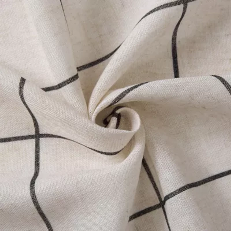 Elrene Home Fashions Brighton Rod Pocket Back Tab Energy Saving Blackout Single Curtain Panel