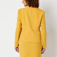 Black Label by Evan-Picone Womens Classic Fit Suit Jacket