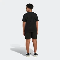 adidas Big Kid Boys Adjustable Waist Mid Rise Knit Pull-On Short