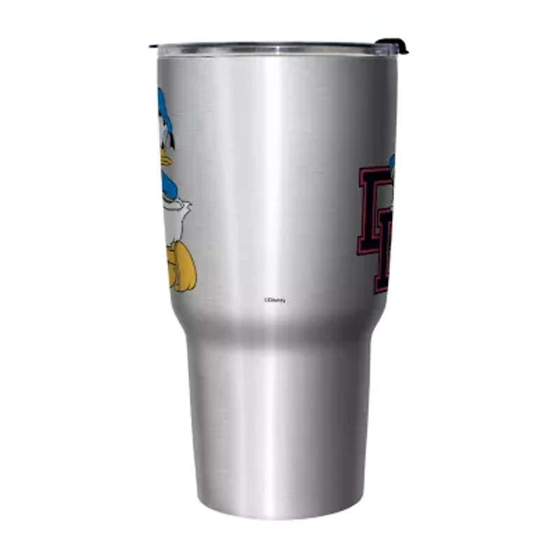 Disney Collection Donald Duck College 27 Oz Stainless Steel Travel Mug