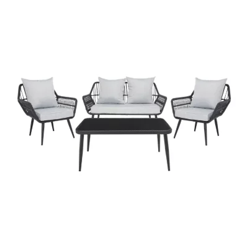 Elsbeth 4-pc. Conversation Set Cushioned