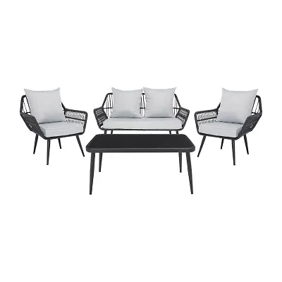 Elsbeth 4-pc. Conversation Set Cushioned