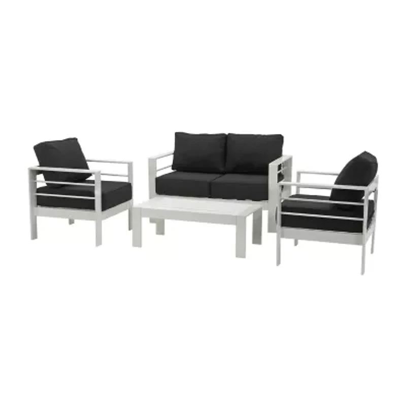 Safavieh Nason 4-pc. Conversation Set Cushioned
