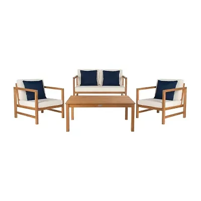 Safavieh Montez 4-pc. Conversation Set Cushioned