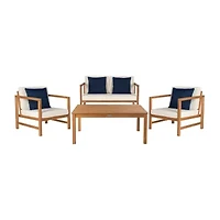 Safavieh Montez 4-pc. Conversation Set Cushioned
