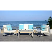 Safavieh Montez 4-pc. Conversation Set Cushioned