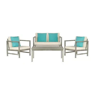 Safavieh Montez 4-pc. Conversation Set Cushioned