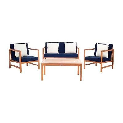 Safavieh Montez 4-pc. Conversation Set Cushioned