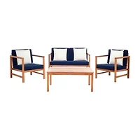Safavieh Montez 4-pc. Conversation Set Cushioned