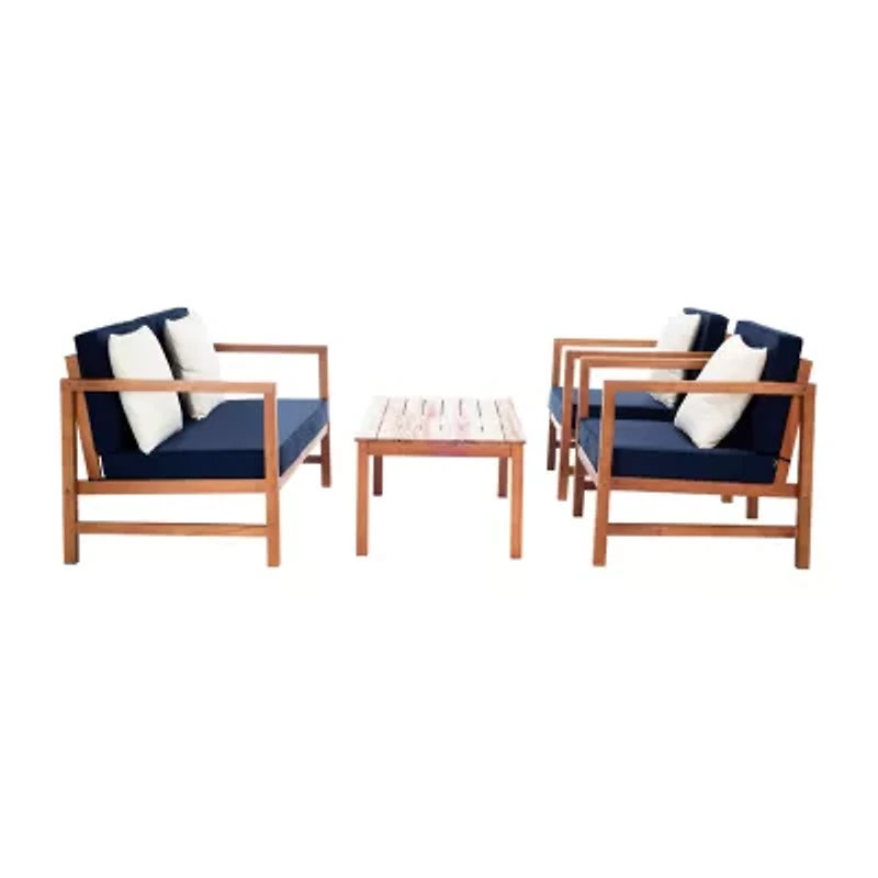 Safavieh Montez 4-pc. Conversation Set Cushioned
