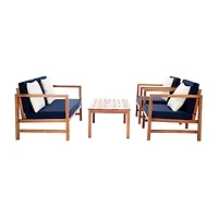 Safavieh Montez 4-pc. Conversation Set Cushioned
