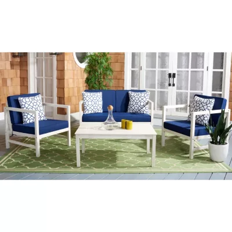 Safavieh Montez 4-pc. Conversation Set Cushioned
