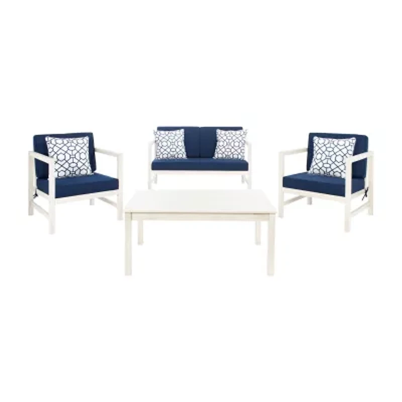 Safavieh Montez 4-pc. Conversation Set Cushioned