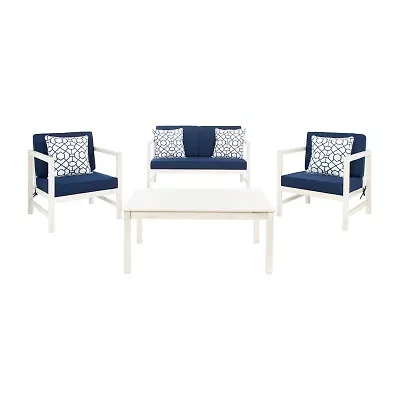 Safavieh Montez 4-pc. Conversation Set Cushioned
